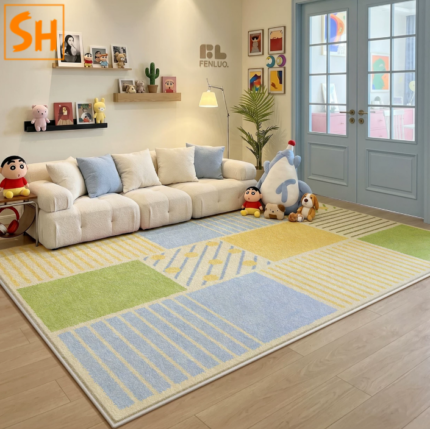 Thảm trải sàn hoạ tiết Patchwork Pastel DH8275