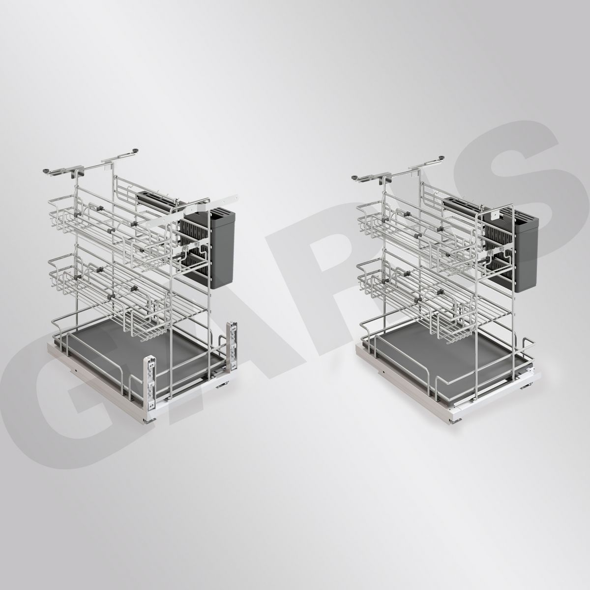 Chi tiết cấu trúc rổ nan oval inox 304 bóng gương GARIS GMV2