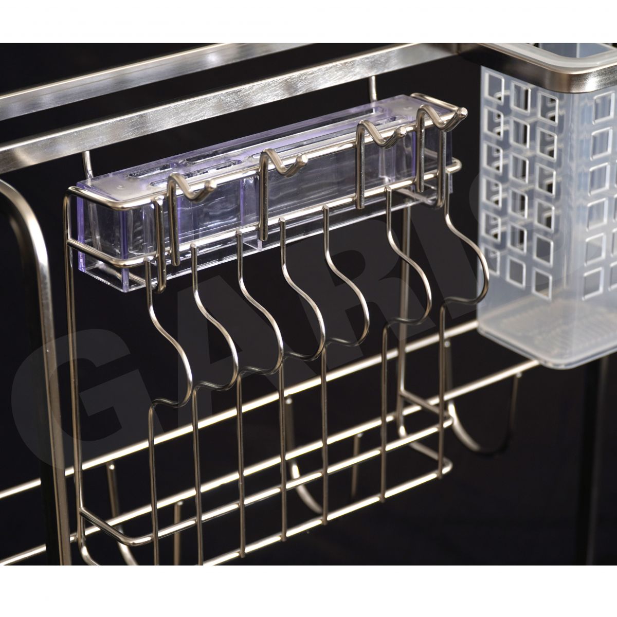 Phụ kiện đi kèm giá dao thớt GARIS GME220 ray giảm chấn bộ bắt mặt