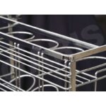 Giá dao thớt gia vị chai lọ rổ nan dẹt cánh kéo Garis GK0225C
