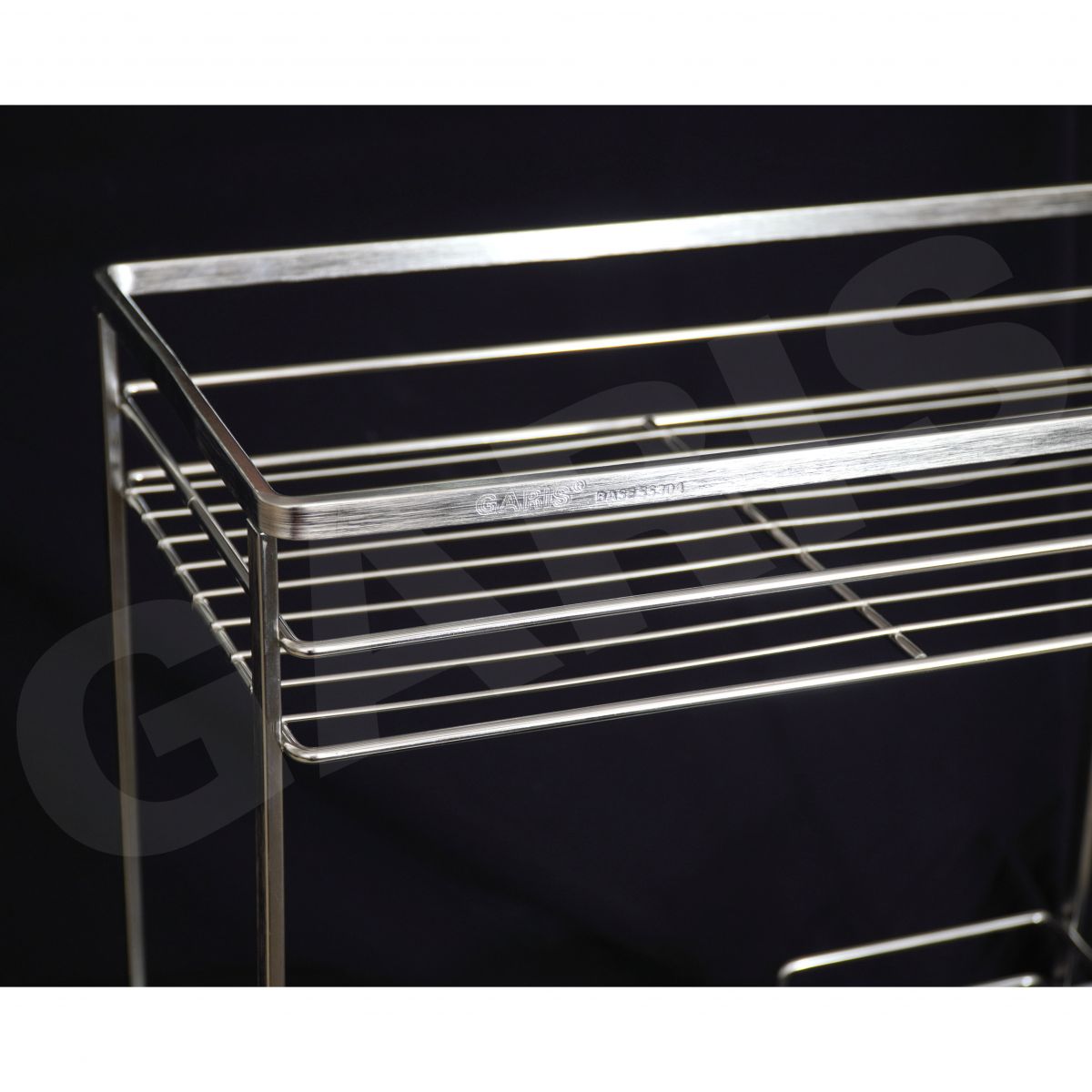 Chi tiết chống rung 2 bên giá gia vị GARIS GKE2 inox 304
