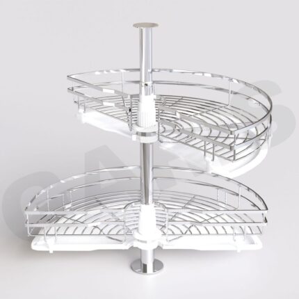 Mâm xoay góc mở 1/2 GARIS GSE18 nan dẹt điện hóa khay hứng nước chi tiết