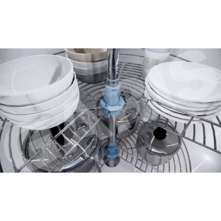 Mâm xoay góc mở 3/4 inox 304 GARIS GSC58 chi tiết cơ cấu chặn xoay