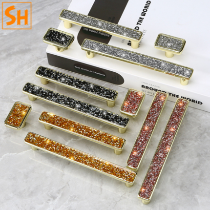 Tay nắm tủ rượu khảm kim sa Luxury DS8250