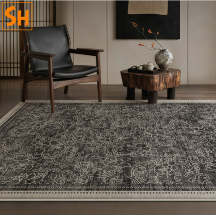 Thảm trải sàn họa tiết hoa cổ điển JL2672