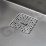 Bồn rửa bát 1 hố to GARIS MST1182 hệ thống lọc rác 4 lớp và siphon vặn xả