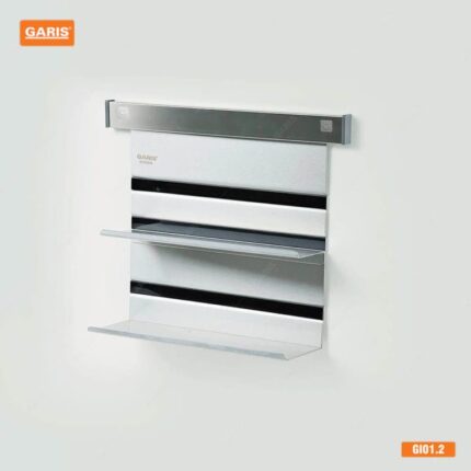 Giá để gia vị hai tầng GARIS GI01.2 inox 304 phụ kiện tủ bếp giá treo inox