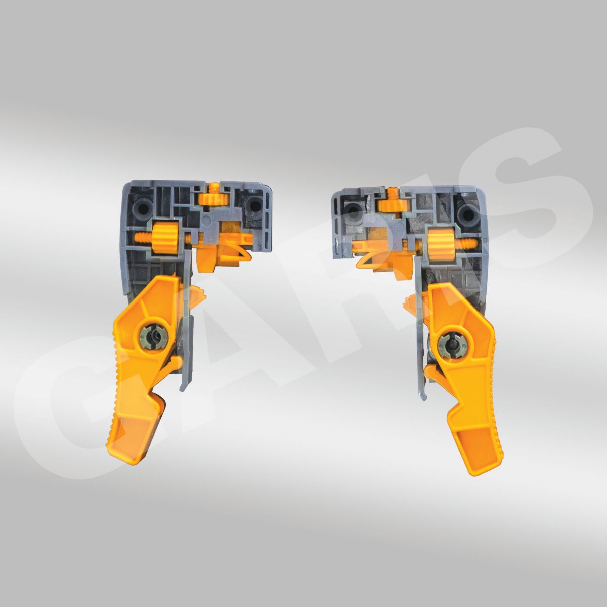 Chi tiết cơ cấu giảm chấn ray âm Dresden GARIS GT3 khóa cam 3D điều chỉnh 3 hướng