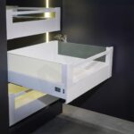Chi tiết ray giảm chấn GARIS GT6B đóng mở êm ái tủ bếp