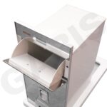 Màn hình điện tử đo lượng gạo thùng đựng gạo 15kg mặt gương GARIS MRME63