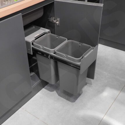 cách lắp thùng rác âm tủ bếp – vì sao nên lắp thùng rác âm tủ bếp dưới cánh kéo GWG63 2026