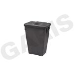 Chi tiết móc treo thùng rác treo cánh tủ GARIS GWP421 nhựa ABS ghi xám lắp vào cánh tủ