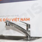 vòi rửa bát cao cấp gắn tường vs gắn chậu – so sánh lắp đặt vòi rửa bát gắn chậu KVK MF81C 2026