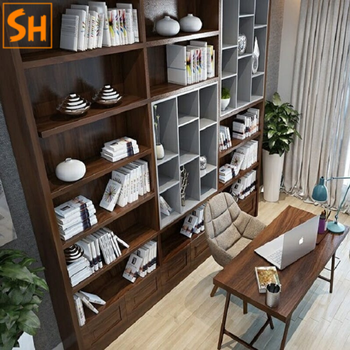 trang trí kệ sách mở vintage – decor vintage đồ sưu tầm trên kệ sách 2026