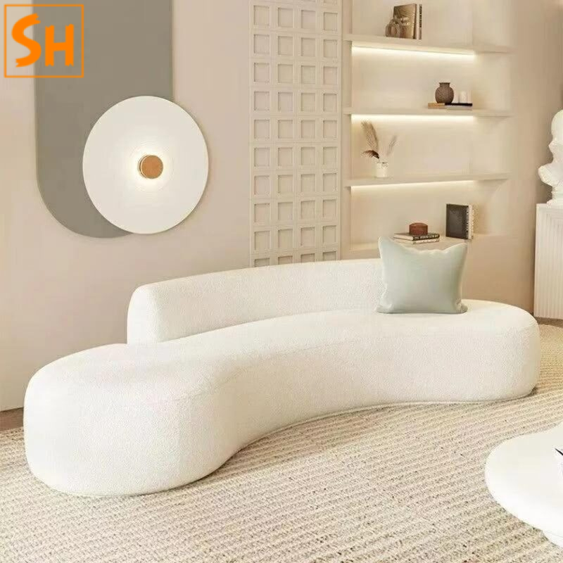 sofa cong phòng khách – sofa cong phòng khách xu hướng sculptural 2026