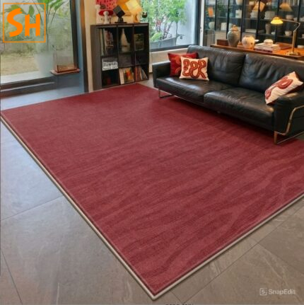 Thảm phòng ngủ đơn sắc phong cách hiện đại DH1384