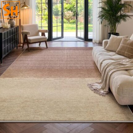 Thảm trải sàn phòng khách phối màu hiện đại DH3274