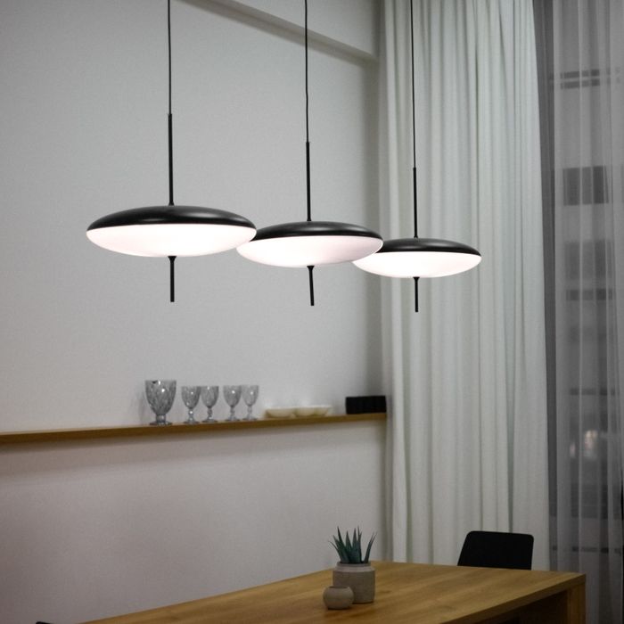 chiều cao treo đèn thả trần bàn ăn – phòng ăn tối giản với đèn thả trần đúng độ cao 2026