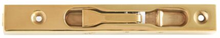 Chốt âm cửa gỗ inox 304 IMUNDEX 709.17.201 mạ vàng bóng PVD 19x200mm cửa 2 cánh