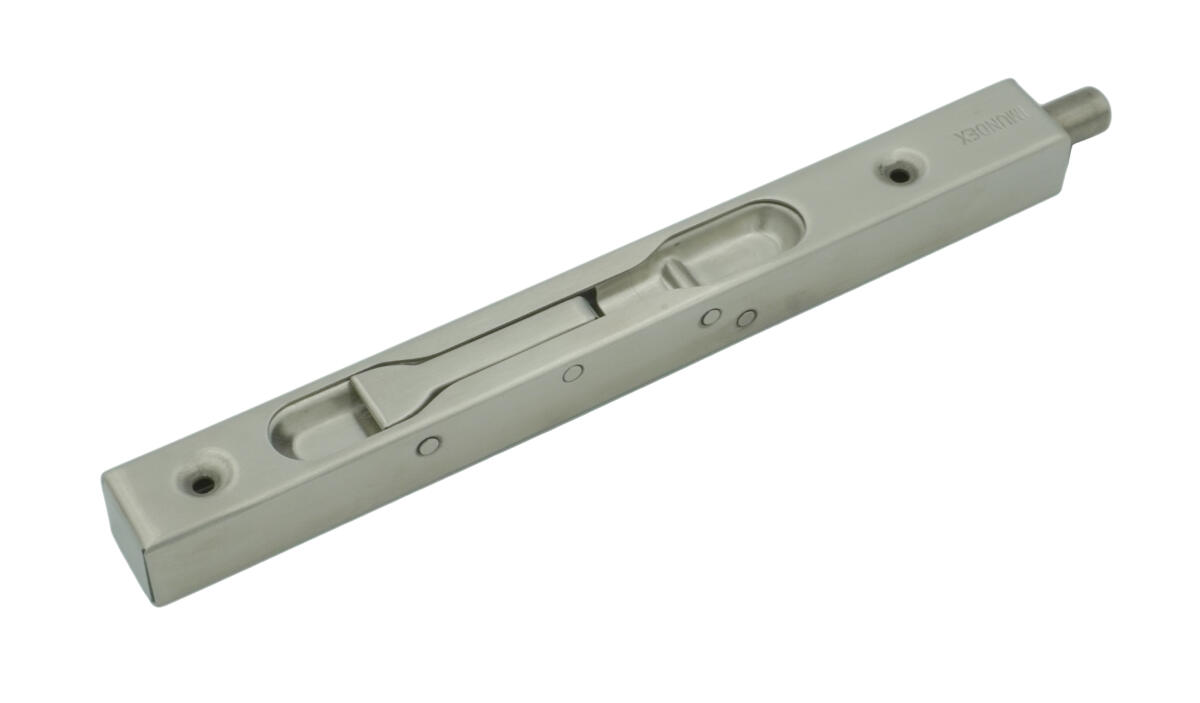 Lắp đặt thực tế chốt âm cửa gỗ IMUNDEX 709.17.450 trên cửa 2 cánh