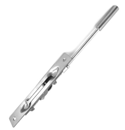 Chốt âm cửa sắt inox 304 IMUNDEX 709.17.992 bề mặt mờ L200mm cho cửa 2 cánh