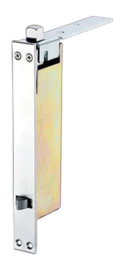 Chốt âm tự động inox 304 IMUNDEX 709.17.998 bề mặt mờ 153x26x216mm cửa 2 cánh