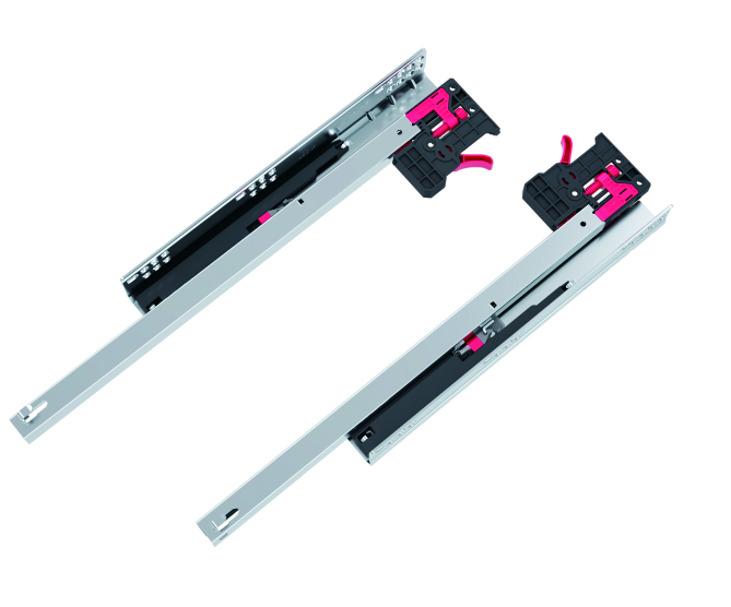 Ray âm giảm chấn nhấn mở 3/4 L300mm IMUNDEX 7272230 thép push-to-open soft-close
