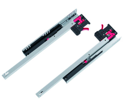 Ray âm giảm chấn nhấn mở 3/4 L400mm IMUNDEX 7272240 thép push-to-open soft-close