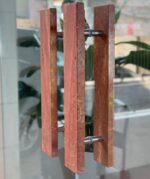 Tay nắm cửa kính bằng đá travertine đỏ tự nhiên GD3108 – ảnh 6
