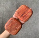 Tay nắm cửa kính bằng đá travertine đỏ tự nhiên GD3108 – ảnh 10