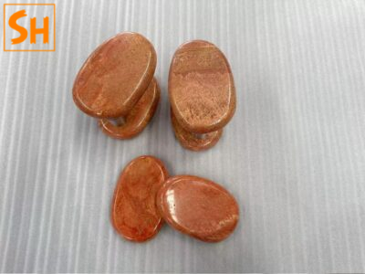Tay nắm cửa kính bằng đá travertine đỏ tự nhiên GD3108 10