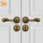 Khóa cửa đôi và đơn cổ điển kiểu Pháp YF3971 – ảnh 3