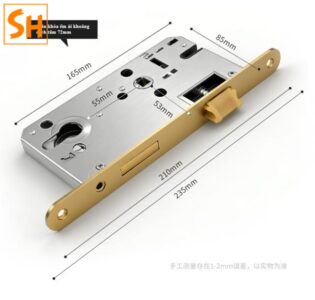 Khóa cửa đôi và đơn cổ điển kiểu Pháp YF3971 9