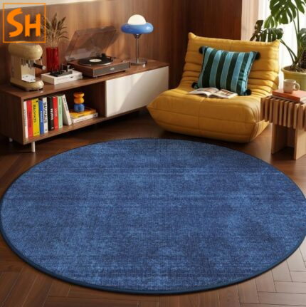 Thảm tròn chống trượt phong cách tối giản JR1837