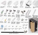 Phụ kiện cửa trượt xếp giấu cánh 3 cánh BTS-YG304 – ảnh 3