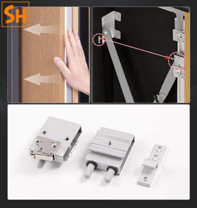 Phụ kiện cửa trượt xếp giấu cánh 3 cánh BTS-YG304 6