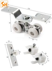 Phụ kiện ray trượt cửa lùa cong uốn lượn độc đáo YG280 9