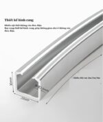 Phụ kiện ray trượt cửa lùa cong uốn lượn YG280 – ảnh 6