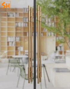 Tay nắm cửa chính thép không gỉ tối giản GD1509 7