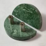 Tay nắm cửa kính bán nguyệt oval bằng đá cẩm thạch GD668 – ảnh đại diện