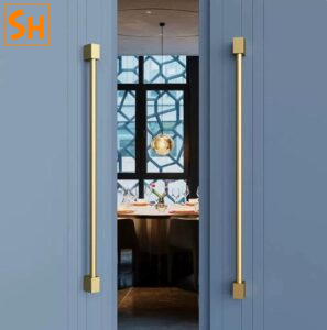 Tay nắm cửa kính thép không gỉ tối giản GD2626 6