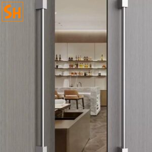 Tay nắm cửa kính thép không gỉ tối giản GD2626 8