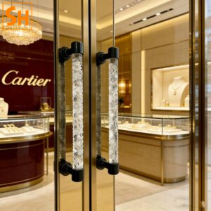 Tay nắm cửa pha lê hiện đại khách sạn nhà hàng GD1109 1