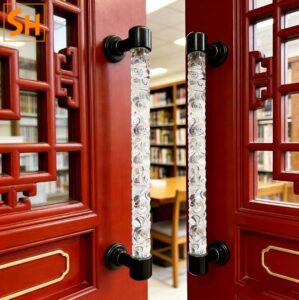 Tay nắm cửa pha lê hiện đại khách sạn nhà hàng GD1109 3