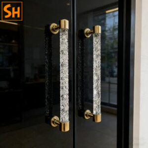 Tay nắm cửa pha lê hiện đại khách sạn nhà hàng GD1109 9