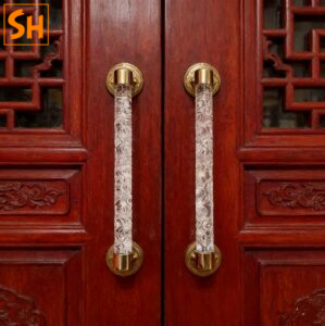 Tay nắm cửa pha lê hiện đại khách sạn nhà hàng GD1109 7