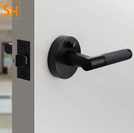 Khóa cửa phòng vệ sinh hợp kim không chìa BJ6566
