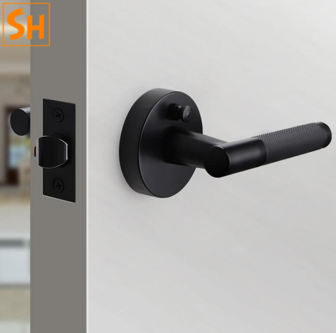 Khóa cửa phòng vệ sinh hợp kim không chìa BJ6566 2 Khóa cửa phòng vệ sinh hợp kim không chìa BJ6566
