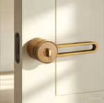 Khóa cửa tay gạt thông phòng không chìa YA8820
