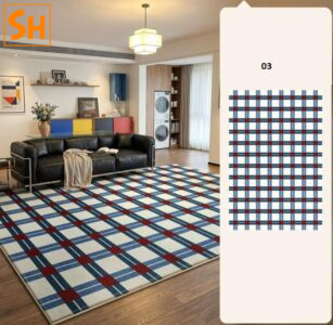 Thảm trải sàn họa tiết hình học LN9542 12